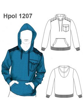 POLERON CANGURO HOMBRE 1207