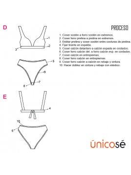 TRAJE DE BAÑO BIKINI MUJER 1801