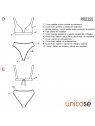 TRAJE DE BAÑO BIKINI MUJER 1801