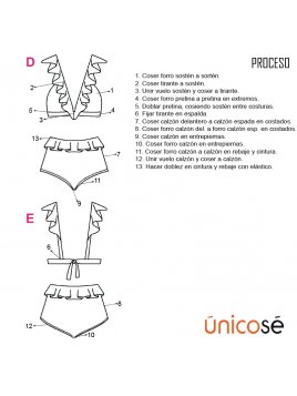 TRAJE DE BAÑO BIKINI MUJER 1803