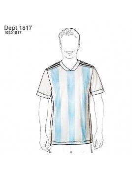 DEPORTE CAMISETA FUTBOL 1817