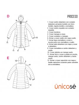 PARKA LARGA NIÑA 1801