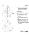 PARKA LARGA NIÑA 1801