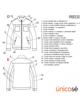 CHAQUETA CASUAL HOMBRE 1801