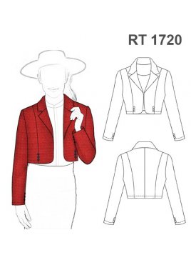 CHAQUETA HUASA ELEGANTE RT 1720