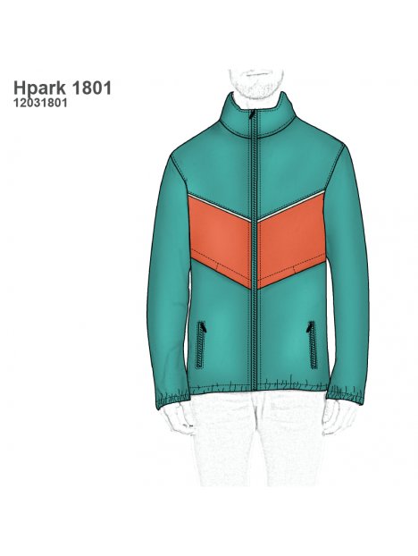 PARKA CORTES HOMBRE 1801