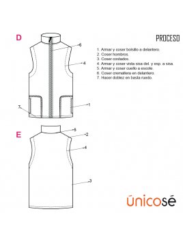 CHAQUETA CHALECO ESCOLAR 1805