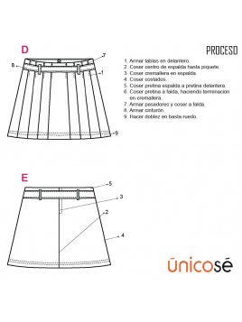 FALDA TABLAS ESCOLAR 1801