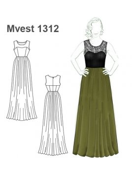 MAXI VESTIDO CON CANESU