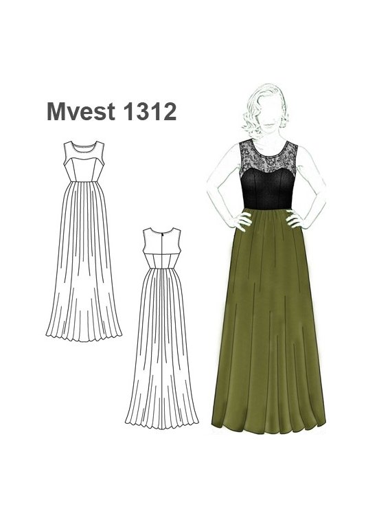 MAXI VESTIDO CON CANESU