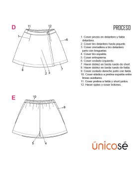 SHORT FALDA ESCOLAR 1801