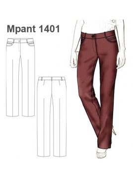 PANTALON RECTO MUJER 1401