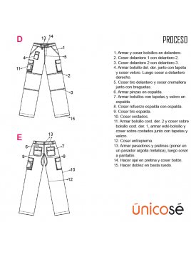 PANTALON CARGO RT 1806