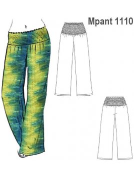 PANTALON PRETINA ELASTICADA, MODELO PIER