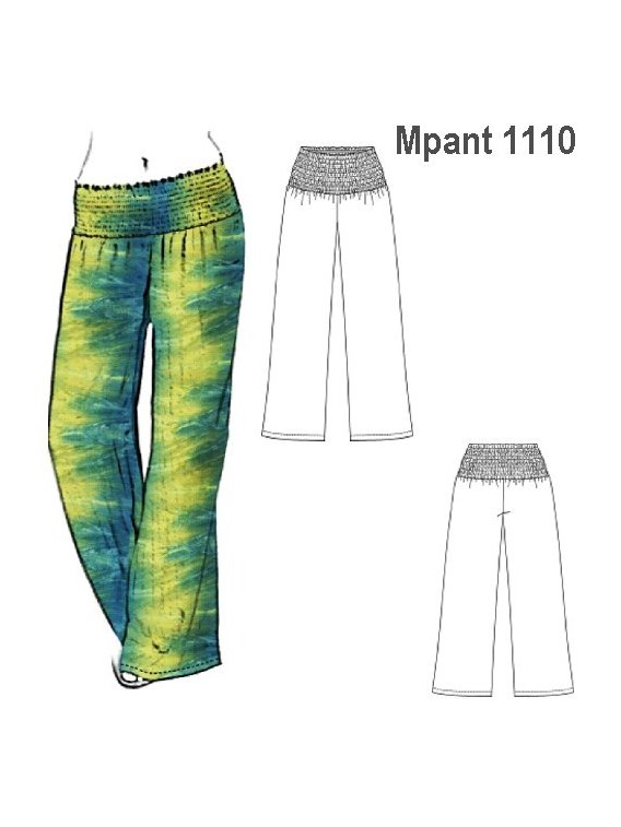 PANTALON PRETINA ELASTICADA, MODELO PIER