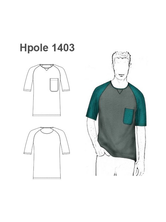 POLERA MANGA RAGLAN HOMBRE