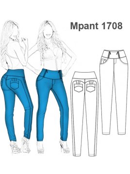 PANTALON PUSH UP 1708