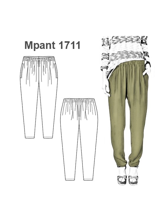 PANTALON BOMBACHO MUJER 1711