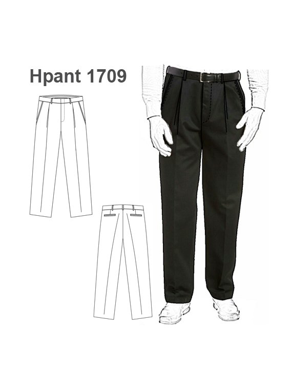 PANTALON CLASICO HOMBRE 1709