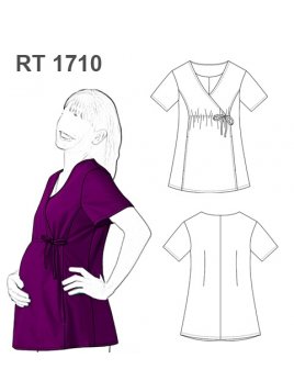 BLUSA TRABAJO MATERNAL RT 1710