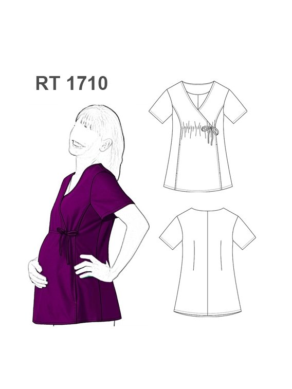 BLUSA TRABAJO MATERNAL RT 1710