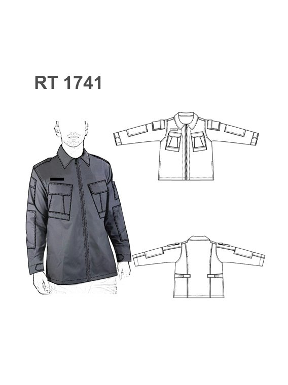 CHAQUETA MILITAR HOMBRE RT 1741