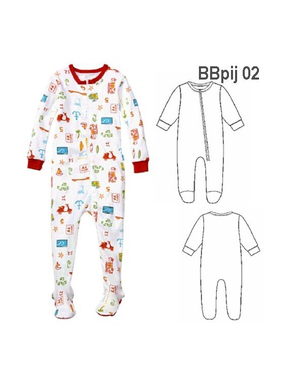 PIJAMA ENTERITO BEBE 0902