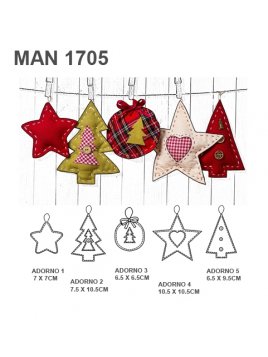 ADORNOS ARBOL DE NAVIDAD 1705