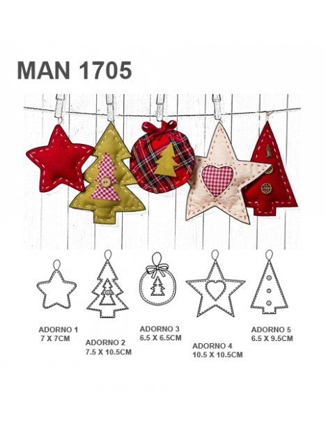 ADORNOS ARBOL DE NAVIDAD 1705