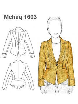 CHAQUETA BLAZER MUJER 1603