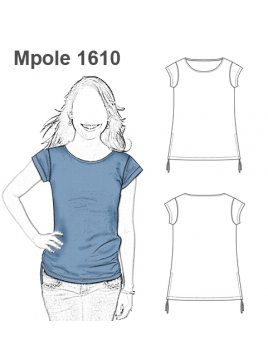 POLERA BASICA MUJER 1610