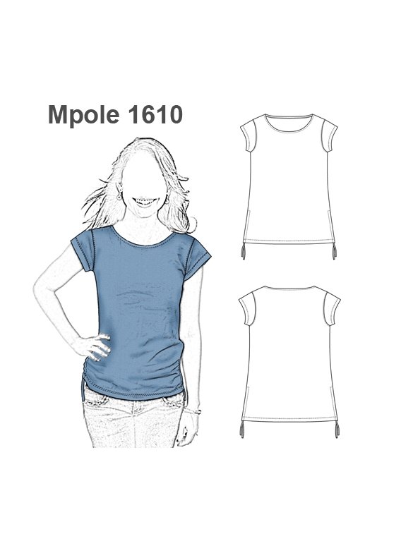 POLERA BASICA MUJER 1610