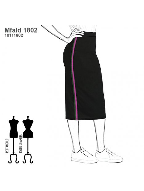 FALDA TUBO MUJER 1802