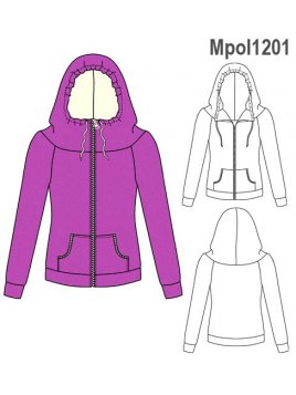 POLERON CAPUCHON/CUELLO ALTO