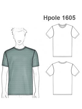 POLERA BASICA HOMBRE 1605