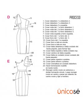 VESTIDO TUBO MUJER 1821