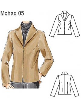 CHAQUETA CIERRE MUJER, FORRO INTERIOR, C