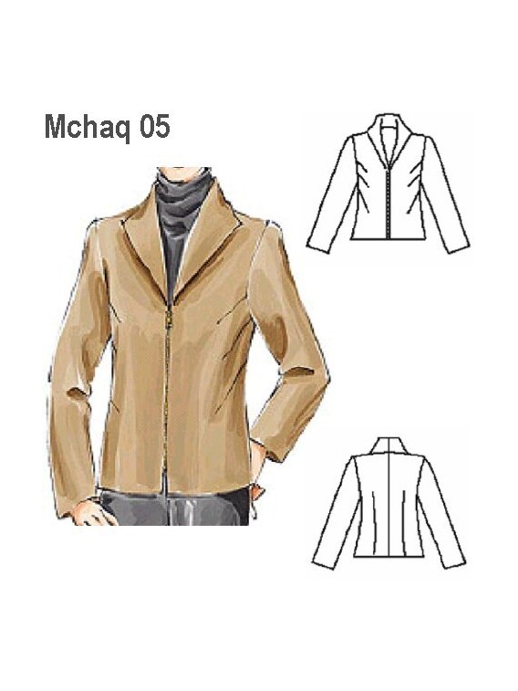 CHAQUETA CIERRE MUJER, FORRO INTERIOR, C