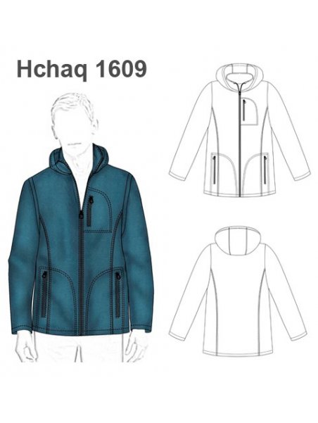 CHAQUETA SOFTSHELL HOMBRE 1609