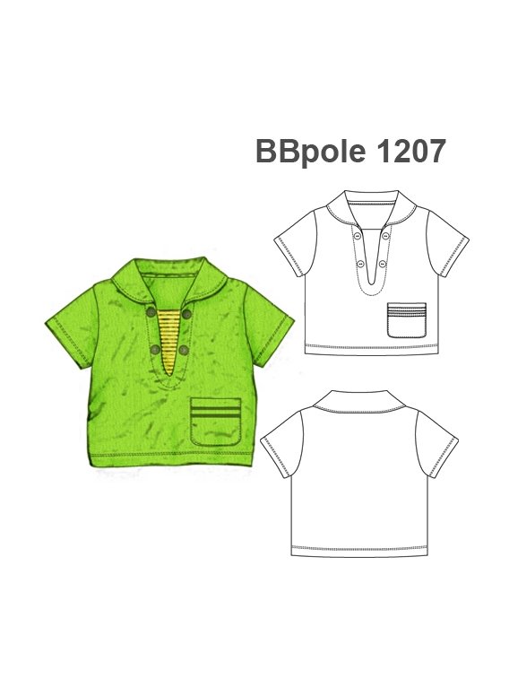 POLERA MARINERA BEBE BBpole 1207