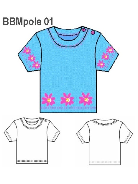 POLERA BASICA BEBE BBMpole01