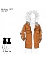 CHAQUETA LARGA MUJER 1807
