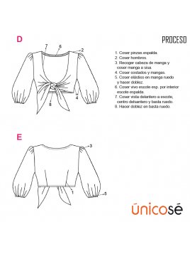 TOP CON LAZO MUJER 1804