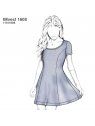 VESTIDO CORTE PRINCESA NIÑA 1608
