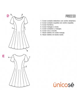 VESTIDO CORTE PRINCESA NIÑA 1608