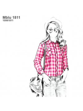 BLUSA CAMISERA MUJER 1811