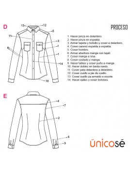 BLUSA CAMISERA MUJER 1811