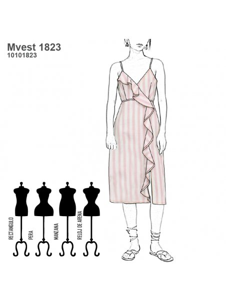 VESTIDO SOLERA MUJER 1823