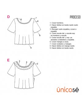 PIJAMA TOP MUJER 1801