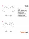 PIJAMA TOP MUJER 1801